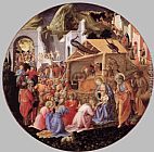 Fra Filippo Lippi Canvas Paintings - Adoration of the Magi